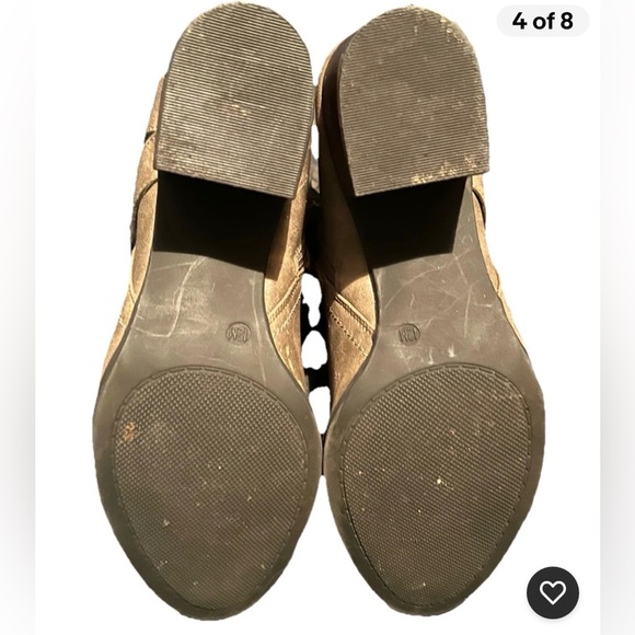 Hot Tomato Tan Ankle Booties 12M - Picture 5 of 8